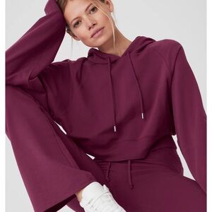 Alo Cropped Double Take Hoodie